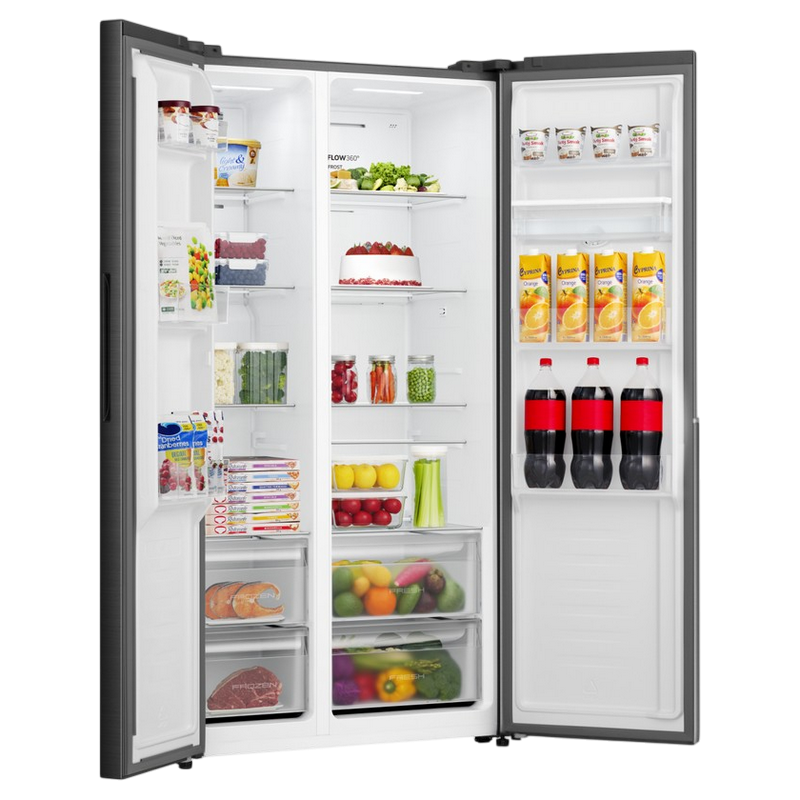 Холодильник Gorenje NRS917E41BXWD Зеркально-чёрный