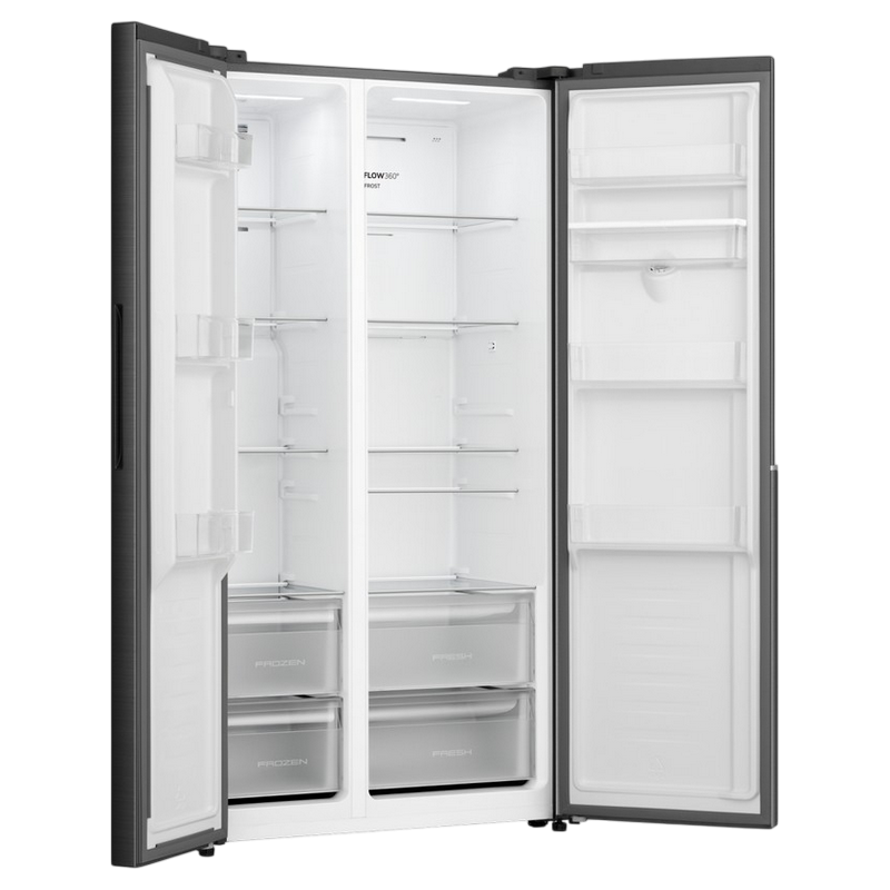 Холодильник Gorenje NRS917E41BXWD Зеркально-чёрный