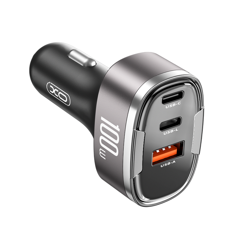 Автомобильное зарядное устройство XO CC61 Серебристый