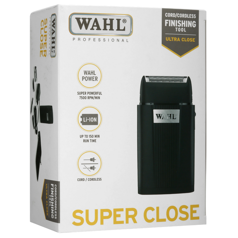 Электробритва мужская WAHL Super Close 3616-0470 Зеркально-чёрный