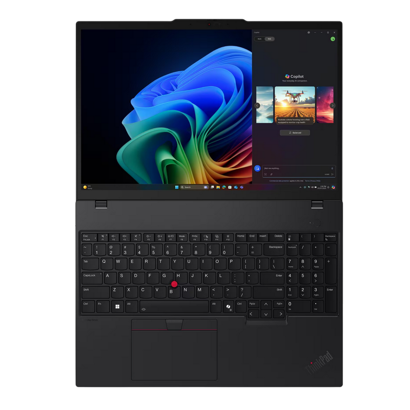 Ноутбук для бизнеса Lenovo ThinkPad T16 Gen 4 Зеркально-чёрный