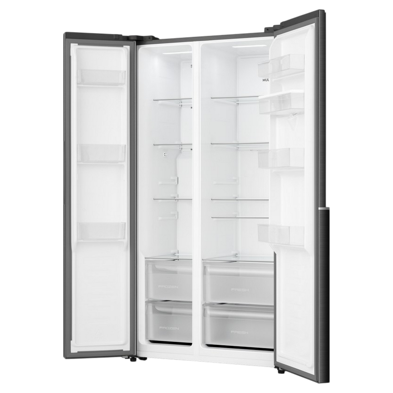 Холодильник Gorenje NRS917E41BXWD Зеркально-чёрный