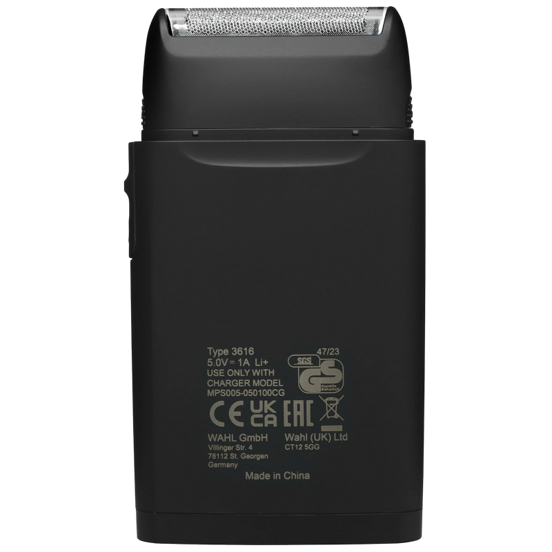 Электробритва мужская WAHL Super Close 3616-0470 Зеркально-чёрный