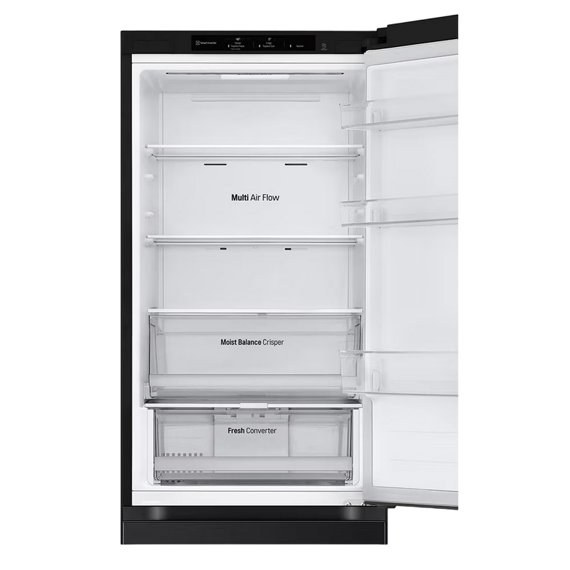 Холодильник LG GBV3100EEP Зеркально-чёрный