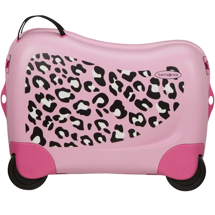 Чемодан для багажа Samsonite Dream Rider Spinner Leopard Розовый