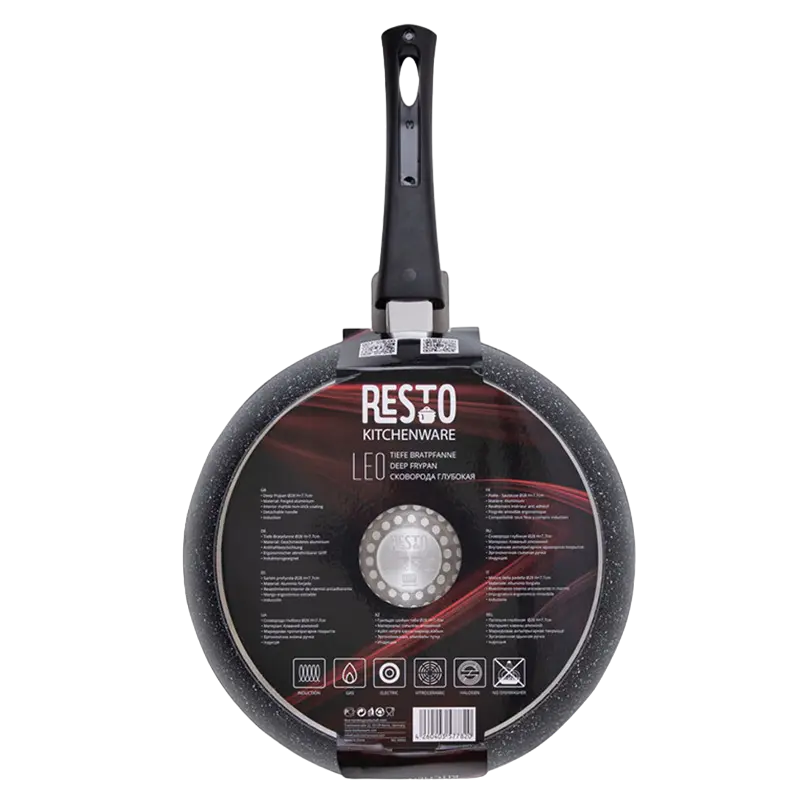 Сковорода глубокая RESTO Leo LEO Чёрный