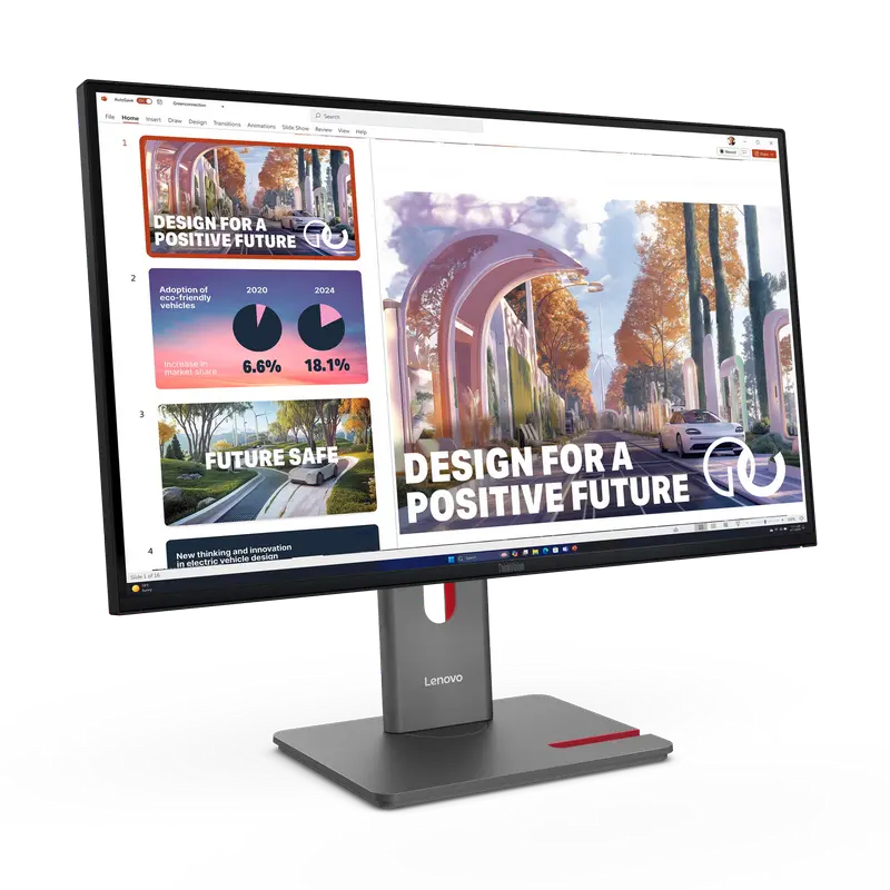 Монитор Lenovo ThinkVision T27UD-40 Чёрный
