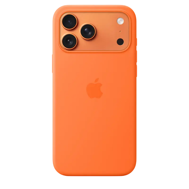 Чехол Apple iPhone 17 Pro Max Silicone Case with MagSafe A3560 Silicone Case with MagSafe Оранжевый