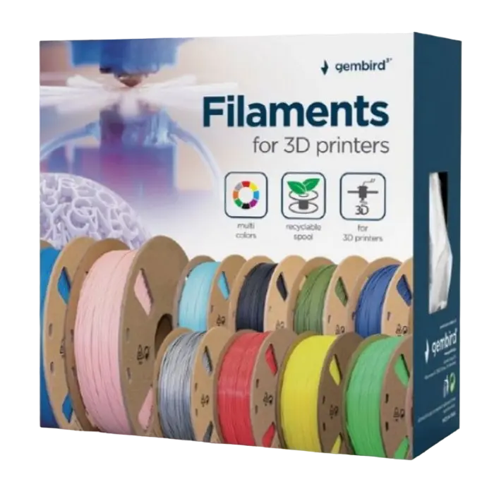 Нить для 3D-принтера Gembird 3DP-PLA-01-MTP Розовый