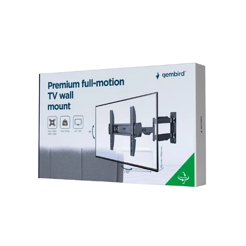 Кронштейн для телевизора Gembird WM-55ST-02 Черный