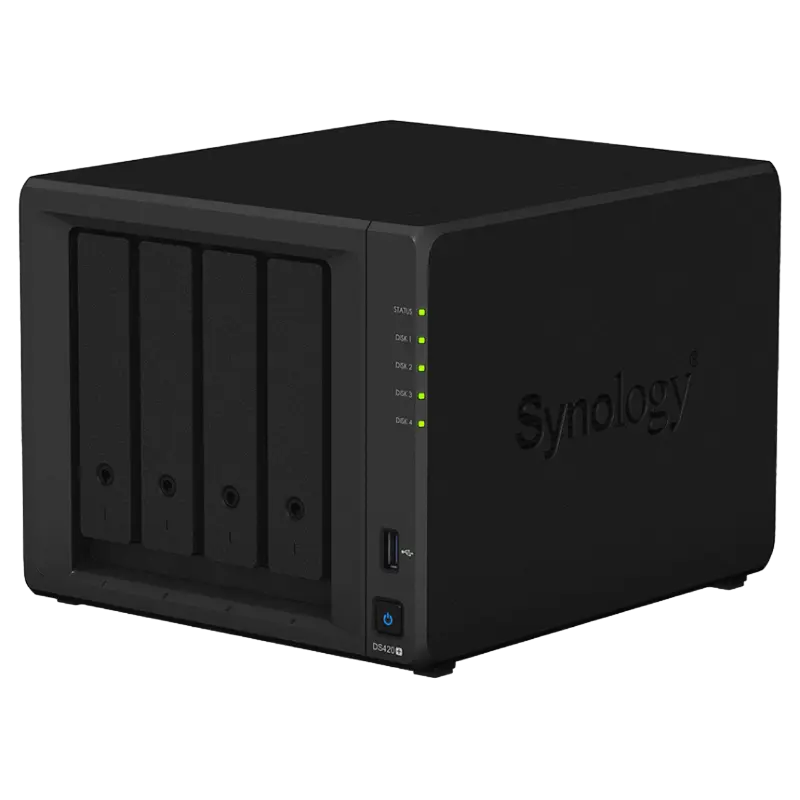 Сетевое хранилище SYNOLOGY DS420+ Черный