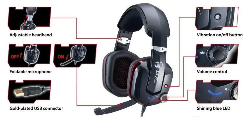 Наушники Genius HS-G700V Чёрный