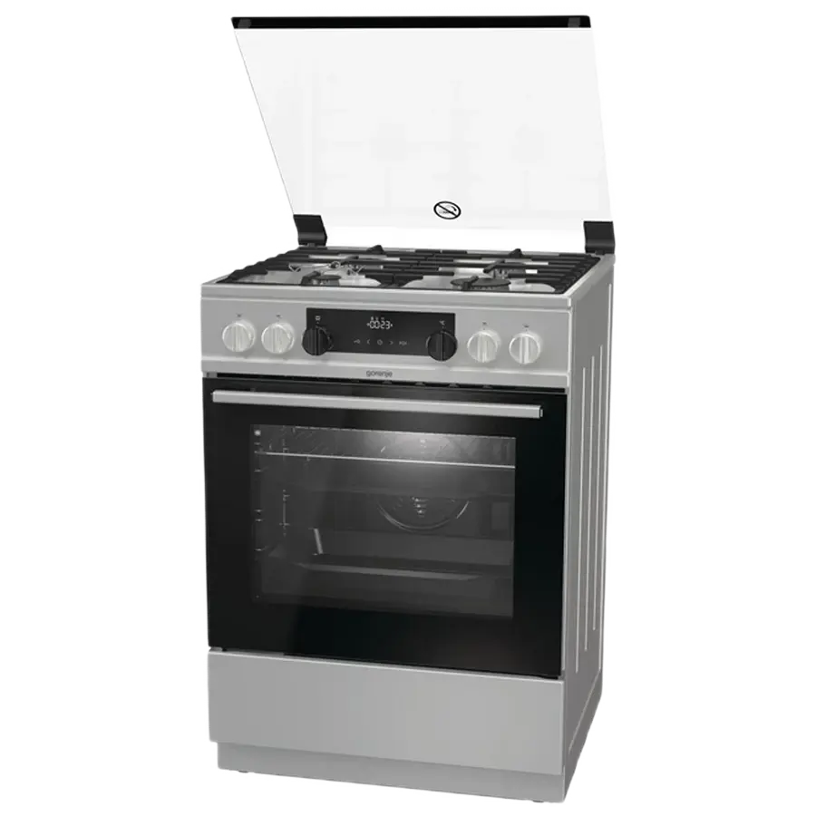 Комбинированная плита Gorenje K634XF Нержавеющая сталь