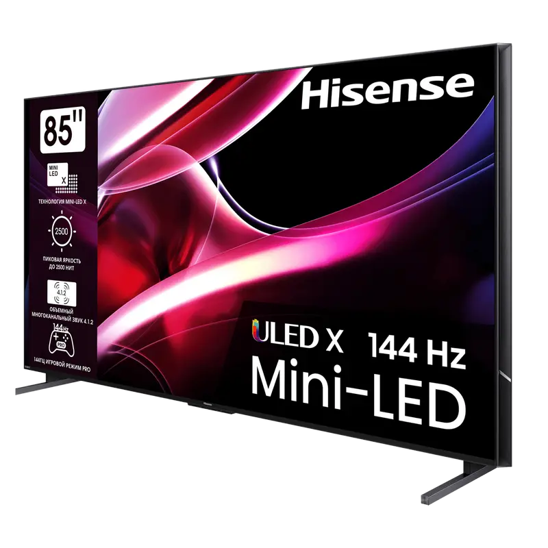 85" LED SMART Телевизор Hisense 85UXKQ Черный