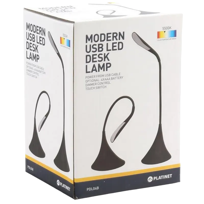 Platinet Desk Lamp 3,5W Flexible Белый