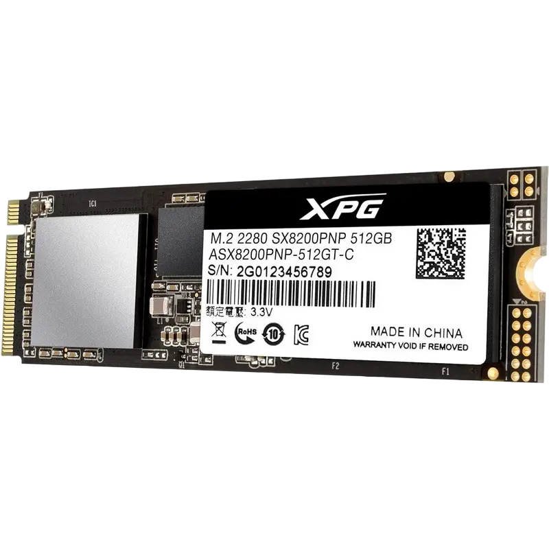 Накопитель SSD ADATA XPG SX8200 Pro XPG SX8200 512GB