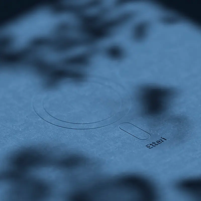 Husă Etteri Apple iPhone 16 Silicone Mag case Silicone Case with MagSafe Albastru-închis