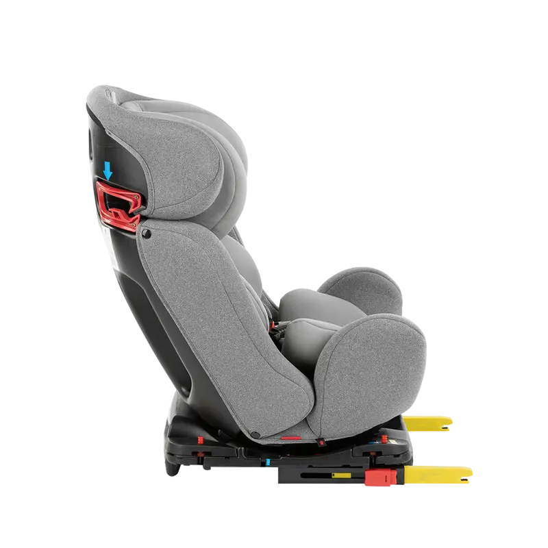 Детское автокресло 3-в-1 Kikka Boo 4 Fix DOUBLE ISOFIX Серый