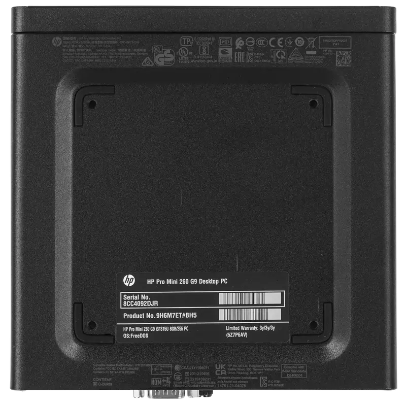 Мини ПК HP Pro Mini 260 G9 8 ГБ 256GB