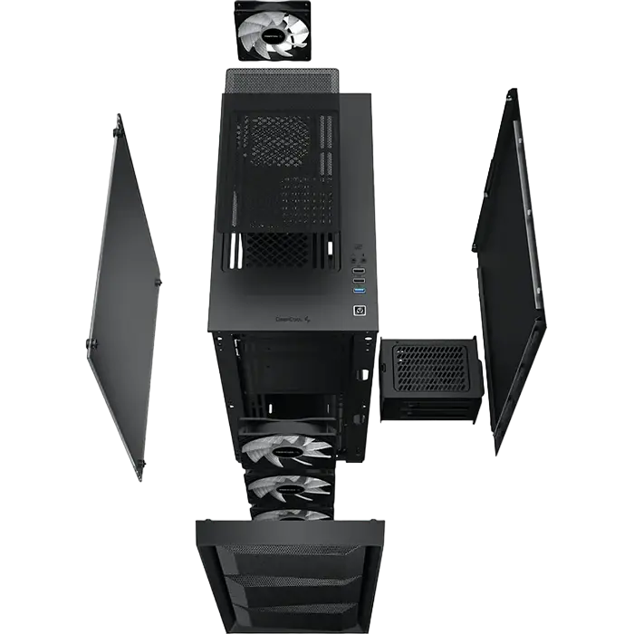Компьютерный корпус Deepcool MATREXX 50 MESH 4FS Midi-Tower Черный