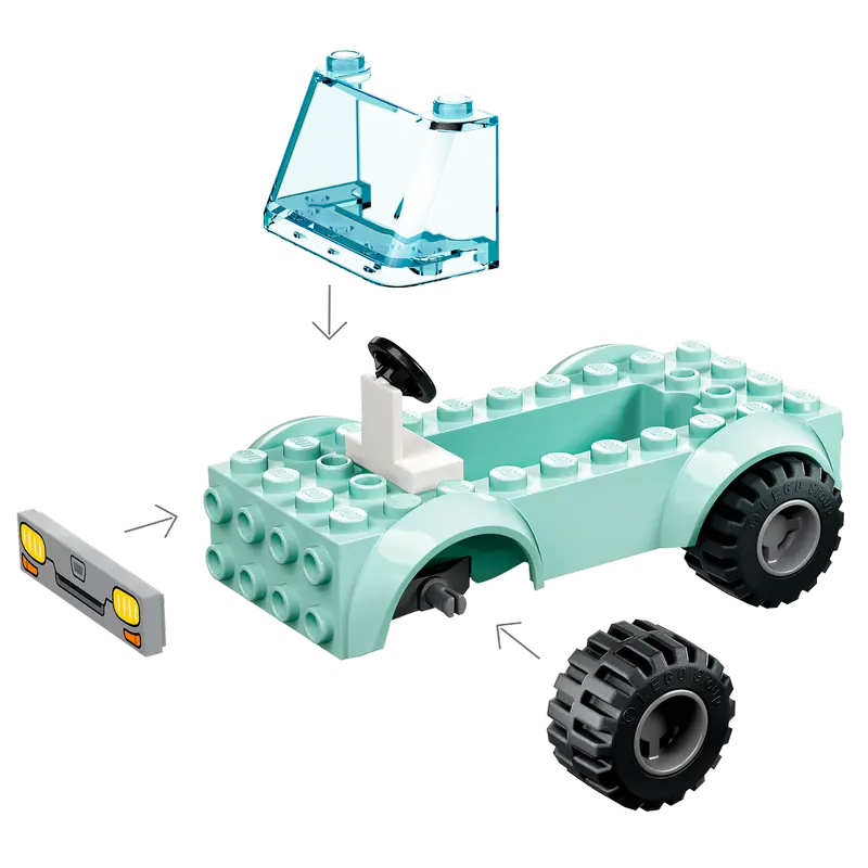 Конструктор LEGO Vet Van Rescue Разноцветный