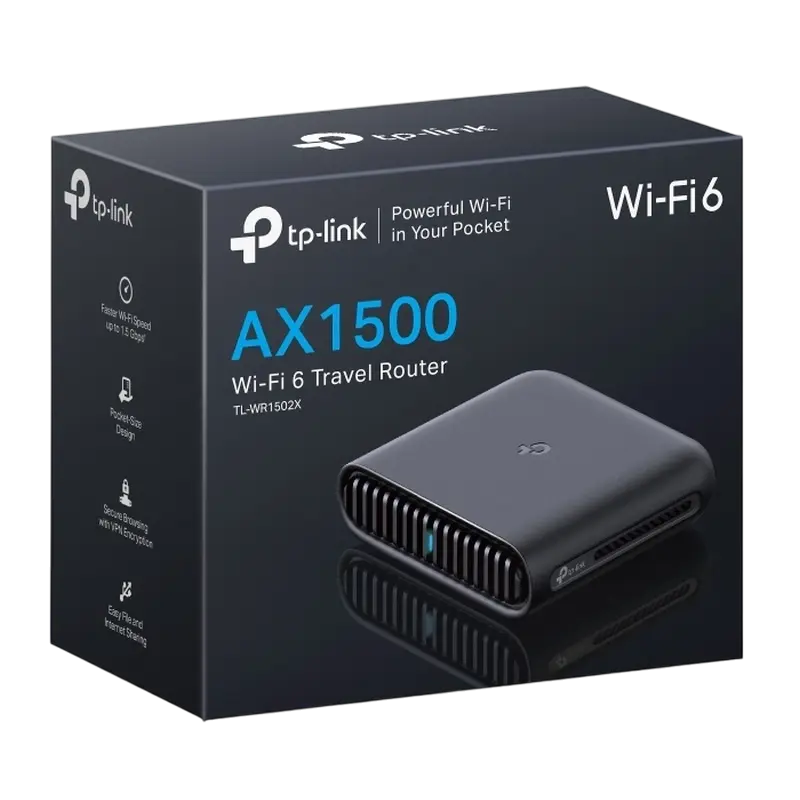 Беспроводной маршрутизатор TP-LINK TL-WR1502X Черный