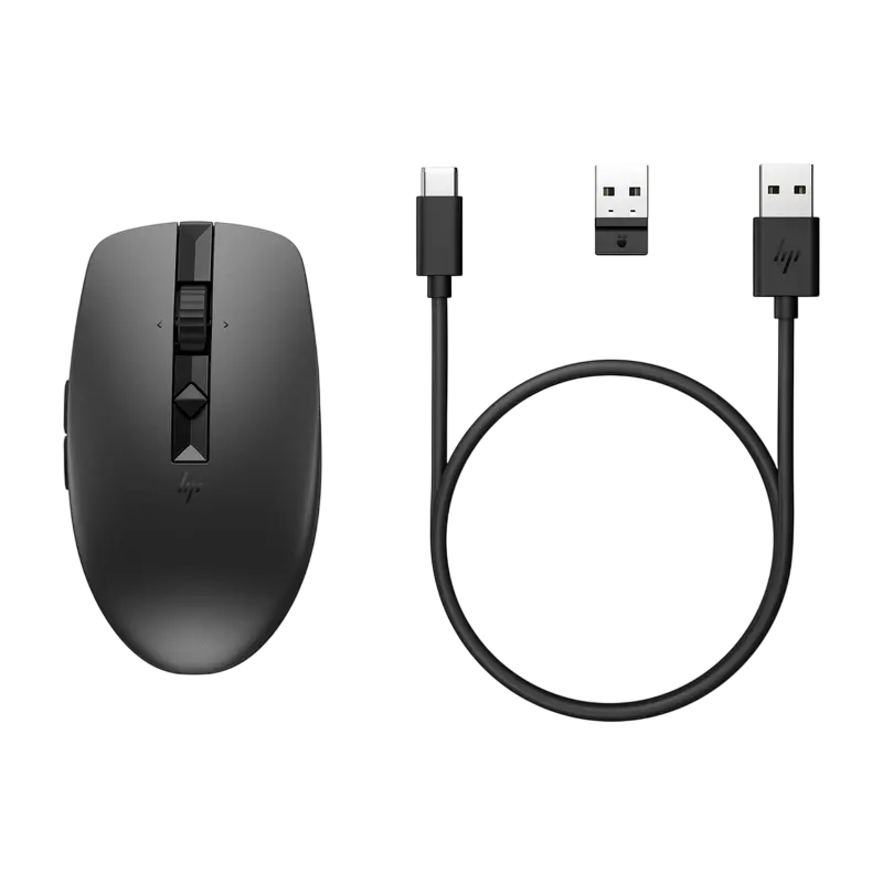 Беcпроводная мышь HP 710 Rechargeable Silent Беспроводное Чёрный