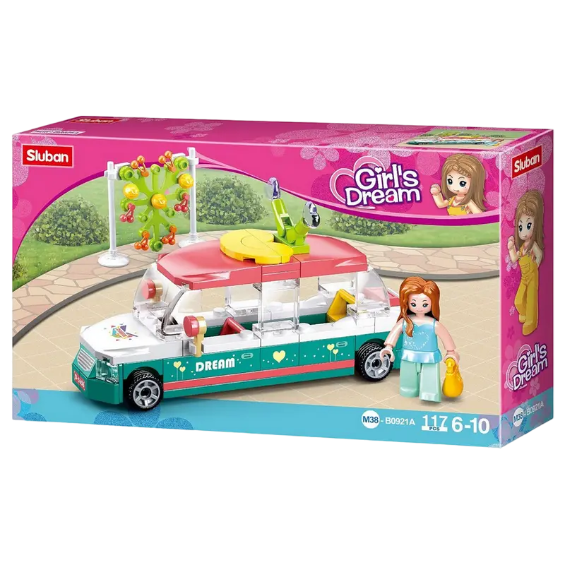Конструктор Sluban Girls Dream - Colorful Transport Разноцветный