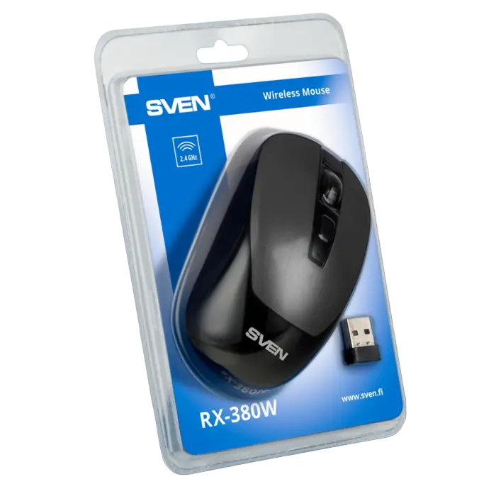 Беcпроводная мышь SVEN RX-380W Беспроводное Серый