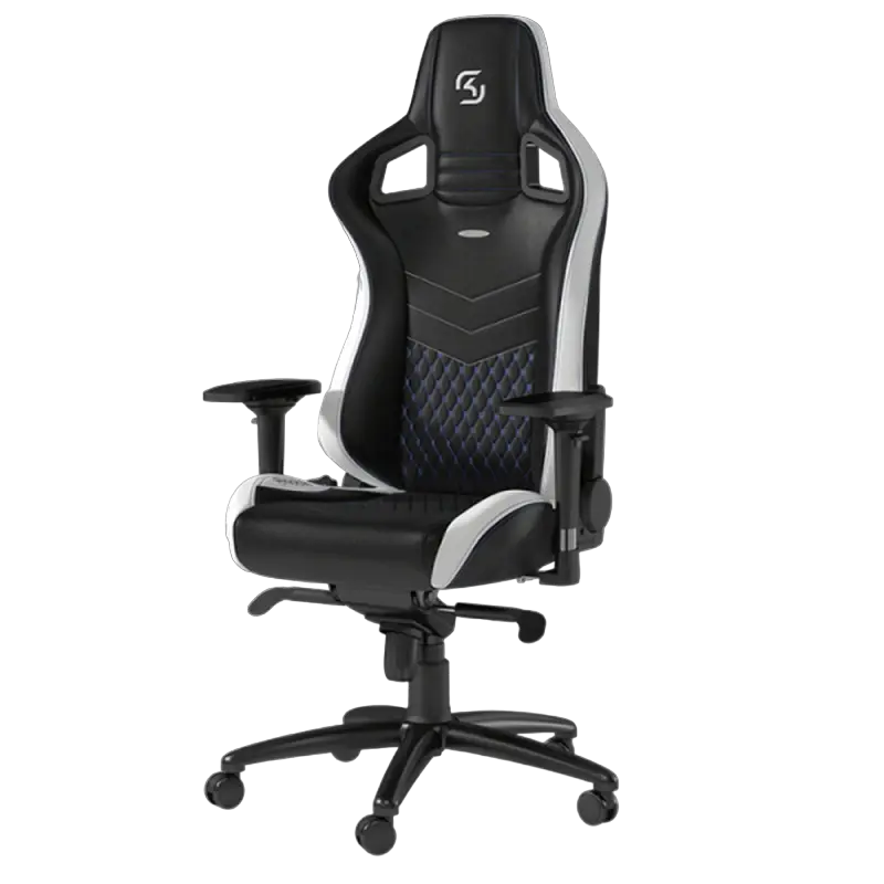 Игровое кресло Noblechairs Epic Искусственная кожа Черный/Белый