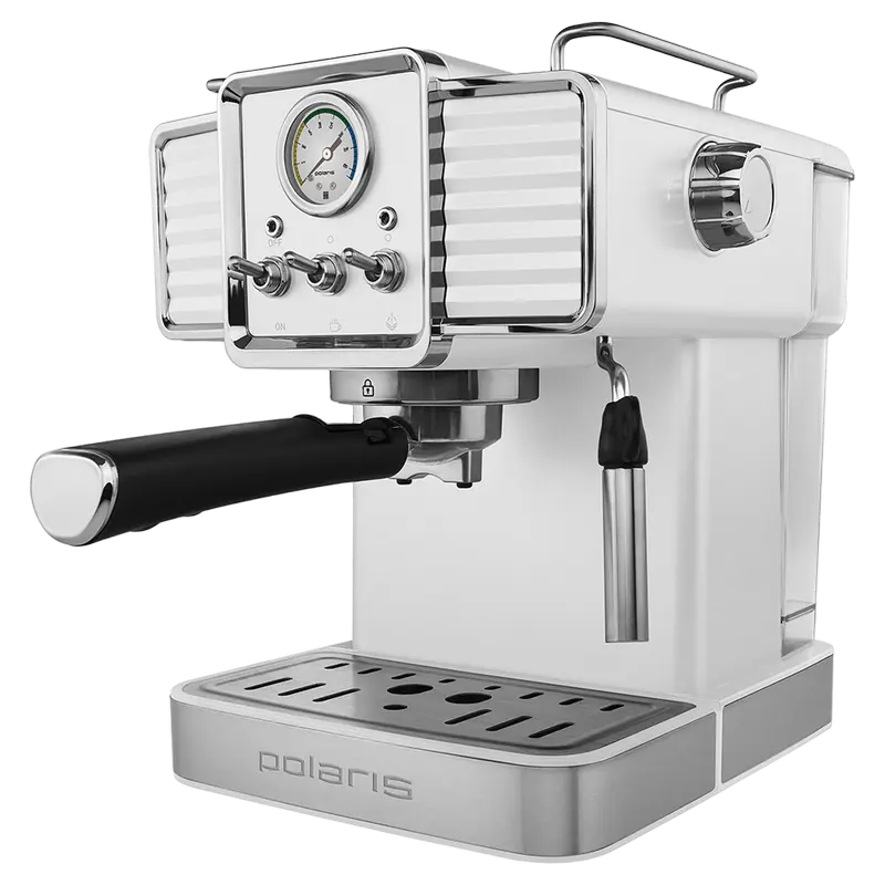 Кофеварка рожковая Polaris PCM 1538E Белый