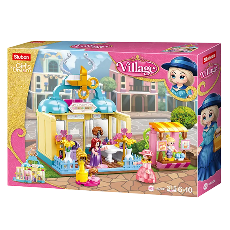 Конструктор Sluban Girls Dream - Village Salon Разноцветный