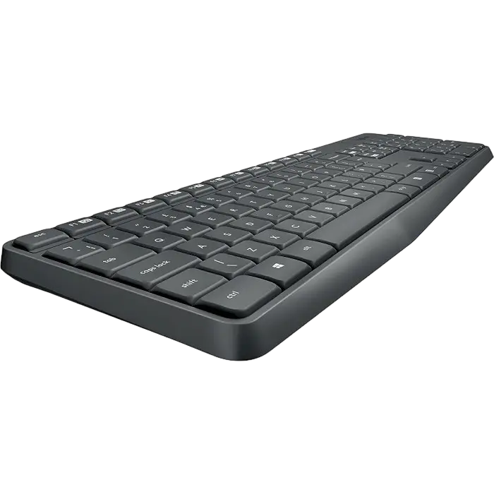 Клавиатура и мышь Logitech MK235 Мембрана Серый