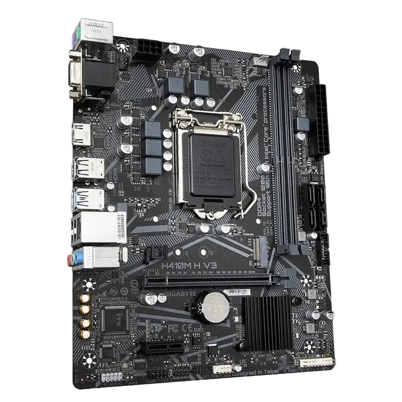 Материнская плата Gigabyte H410M H V3 LGA1200 Micro-ATX