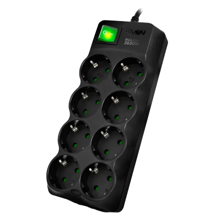 Сетевой фильтр SVEN SV-021603 Черный