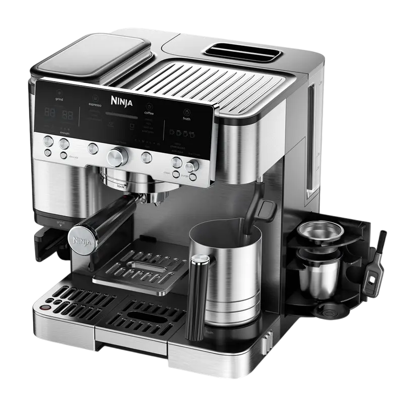 Кофеварка рожковая Ninja ES601EU Нержавеющая сталь