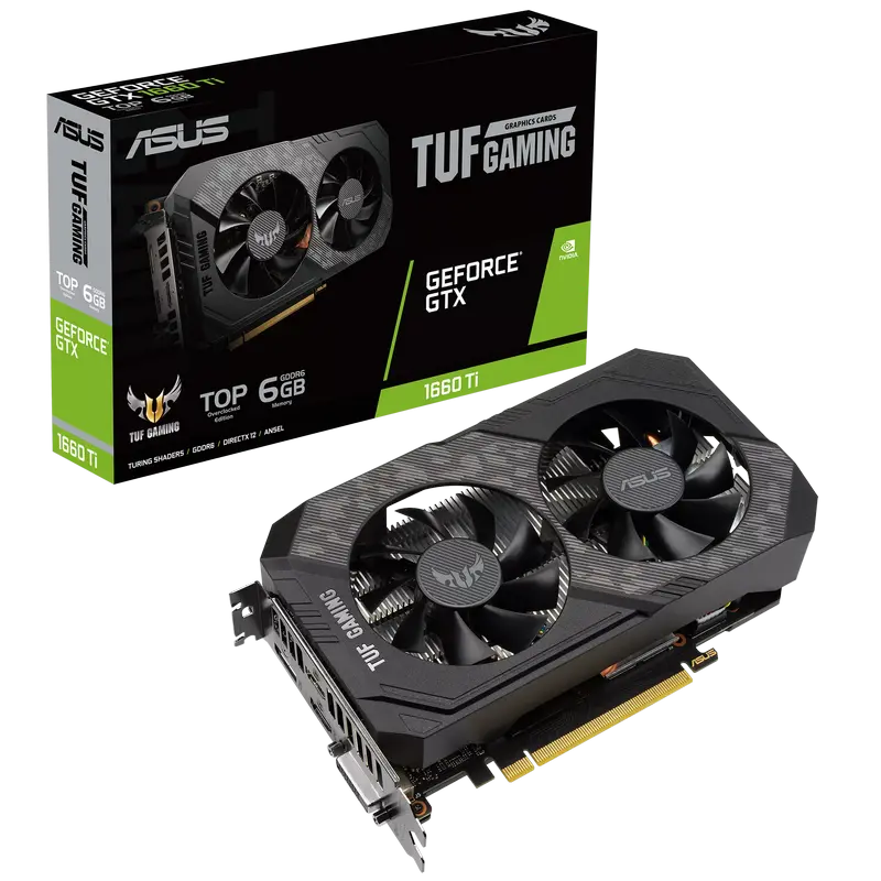 Видеокарта ASUS TUF Gaming GeForce GTX 1660 Ti EVO OC