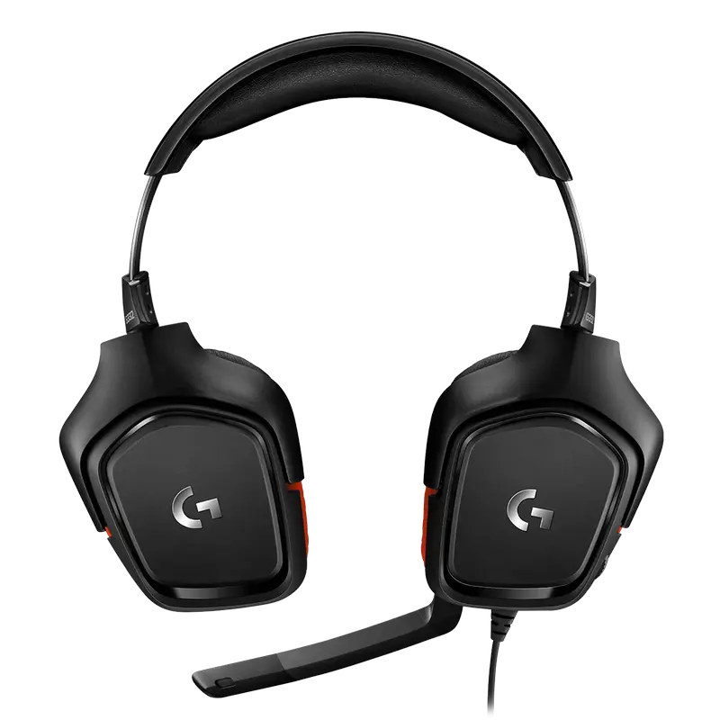 Наушники Logitech G332 Чёрный/Красный