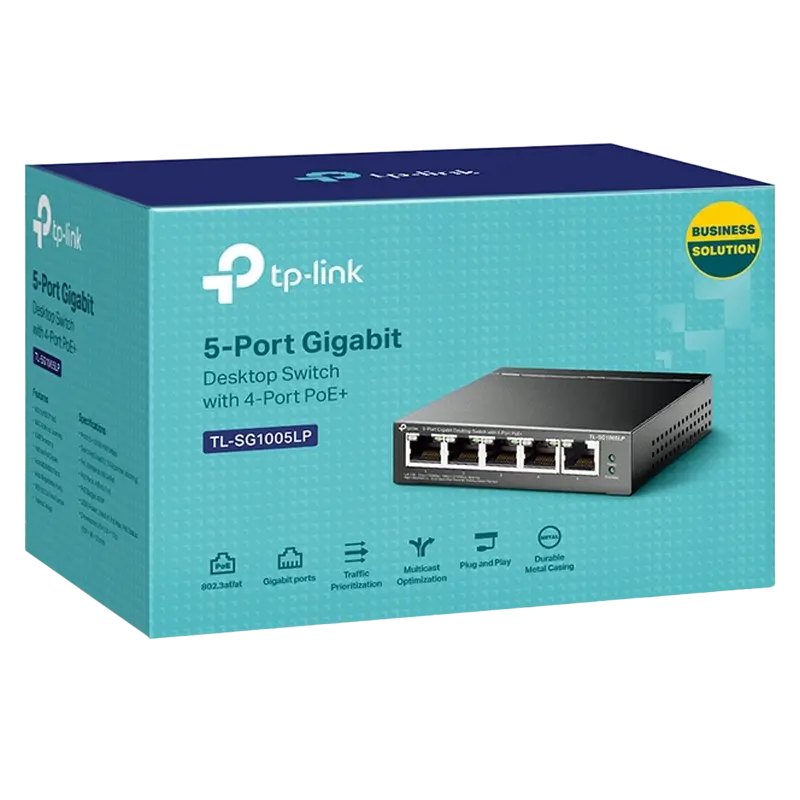 PoE коммутатор TP-LINK Desktop Switch Черный