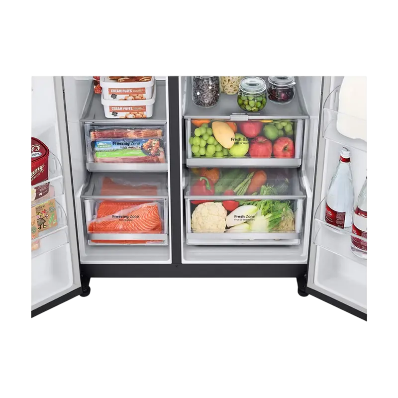 Frigider LG GSXV90MCAE Negru