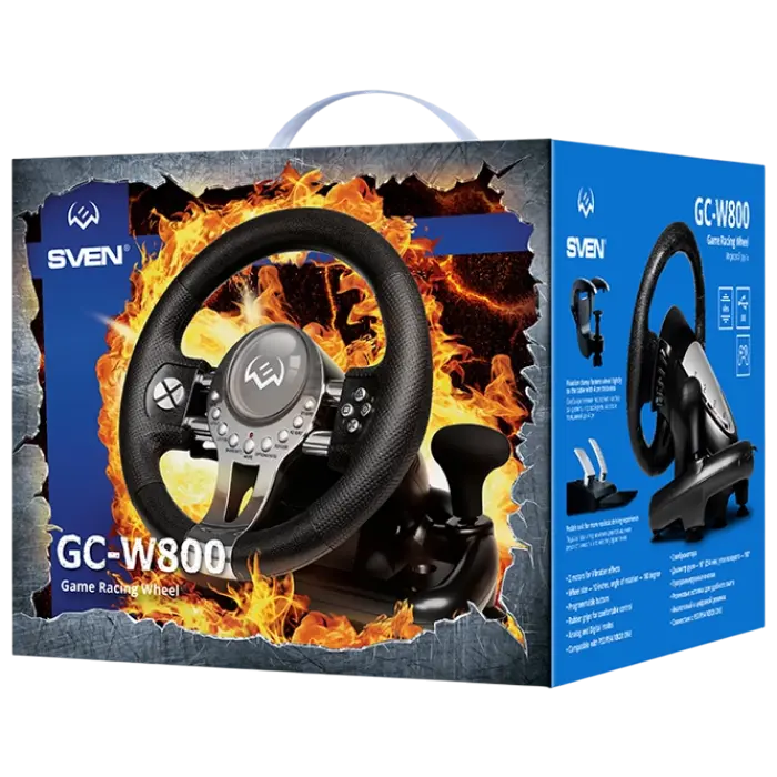 Игровой руль SVEN GC-W800 Чёрный