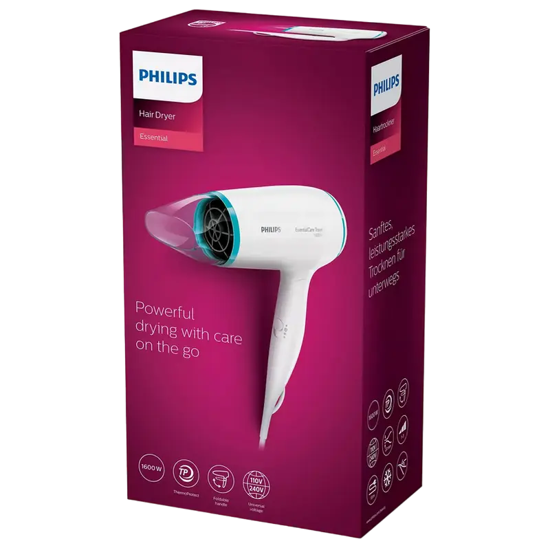 Фен Philips Essential Белый