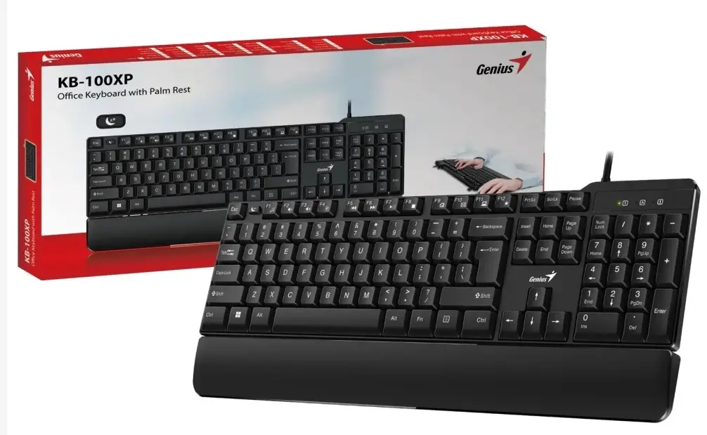 Клавиатура Genius KB-100XP Мембрана Черный