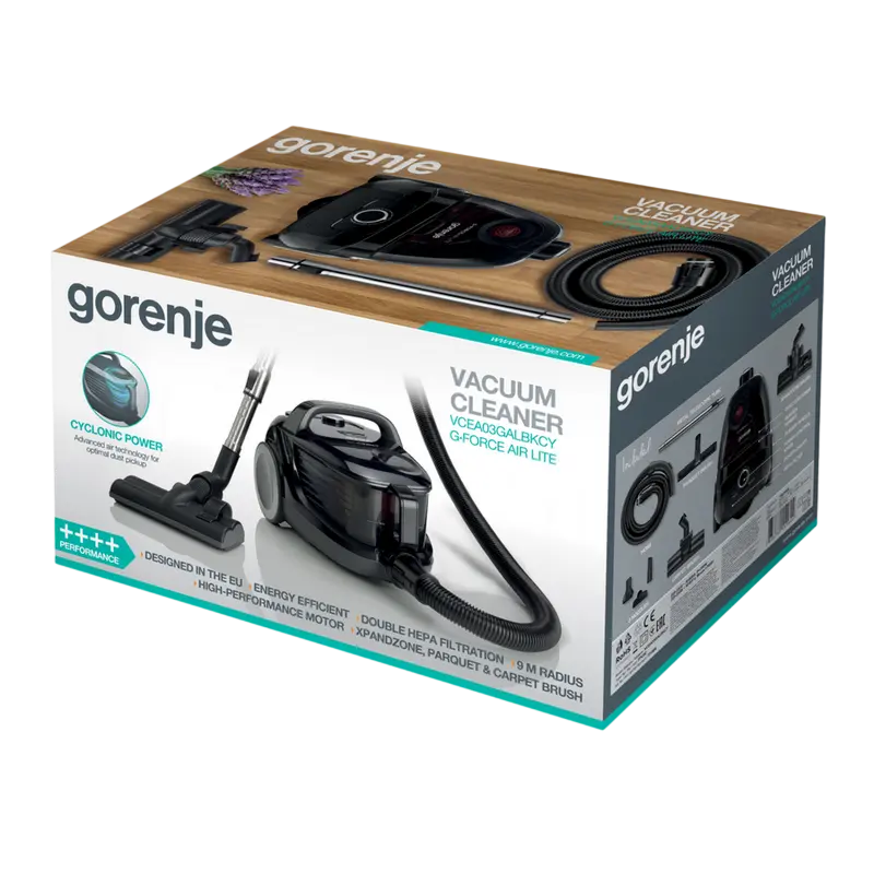 Aspirator Gorenje VCEA03GALBKCY Negru