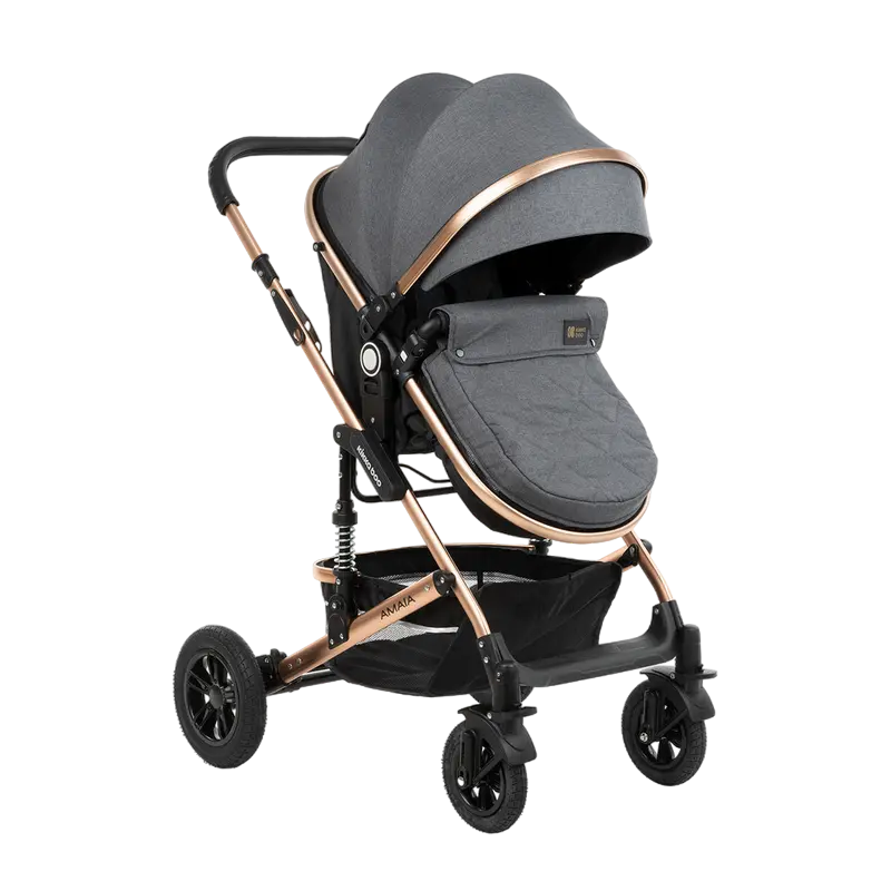 Коляска 3-в-1 Kikka Boo Amaia Серый