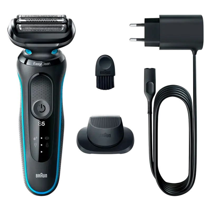 Электробритва мужская Braun Series 5 51-M1200s Черный | Синий