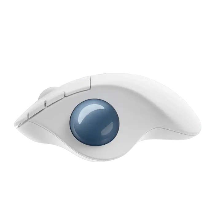 Беcпроводная мышь Logitech M575 Беспроводное Белый