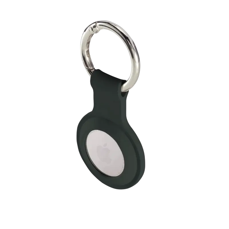 Husă pentru Airtag HAMA Apple Airtag Fantastic Feel Silikon-Look Negru