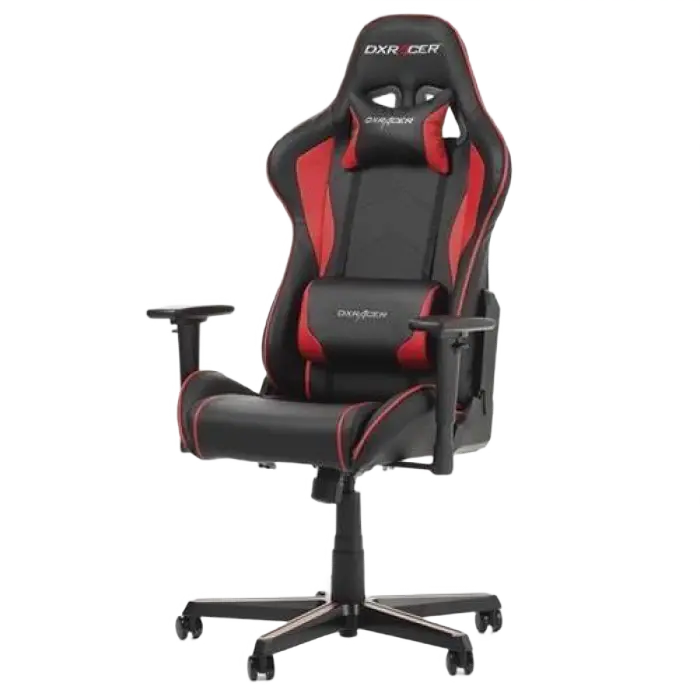Scaun Gaming DXRacer Formula GC-F08-NR PU Piele Negru/Rosu