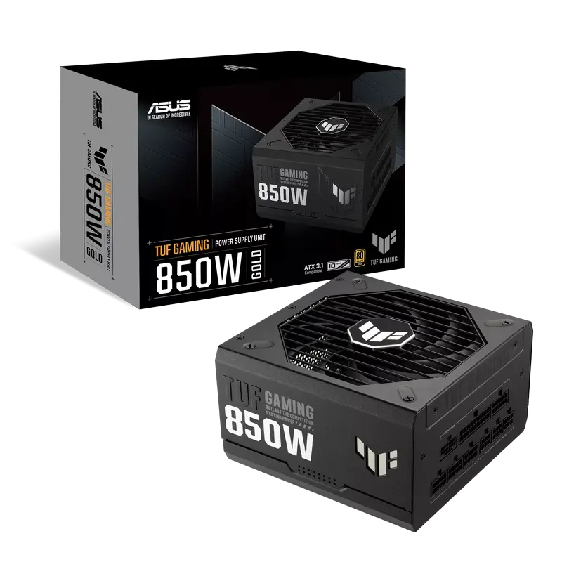 Tip Блок питания для компьютеров ASUS TUF GAMING 850W GOLD ATX Черный
